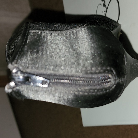 EUC Black sparkling heels. Size 8.5. Worn twice has zip closure in the back. - Picture 2 of 3
